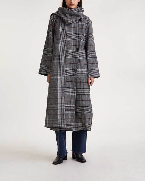 Kappa Virgo Coat Check Mörkbrun 1