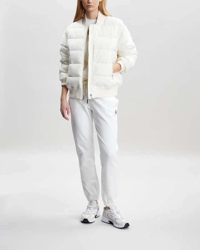 Moncler Jacket Argo Giubbotto White MONCLER 0 (XS)