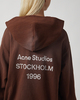 Acne Studios Hoodie Logo Chocolate XS-S