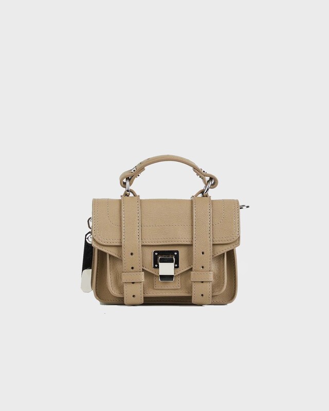 Proenza Schouler Läderväska PS1 Micro  Taupe ONESIZE