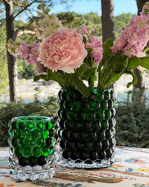 Candle Holder Hurricane Boule Large Grön ONESIZE 2