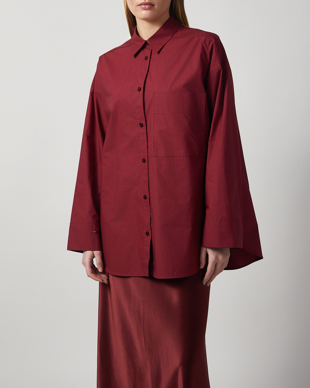 By Malene Birger Shirt Derris Cabernet 42