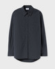 Filippa K Shirt Sammy Pinstripe Charcoal 36