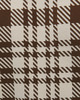 Rodebjer Tröja Reilly Eco Check Brun XS