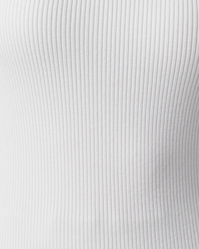 Andiata Top Griet Rib-Knit White M