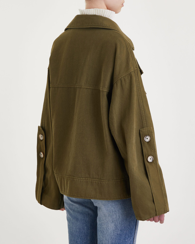 Dagmar Jacket Aviator Olivgrön 42