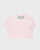 Acne Studios T-skjorte Logo Gathered Light pink XS