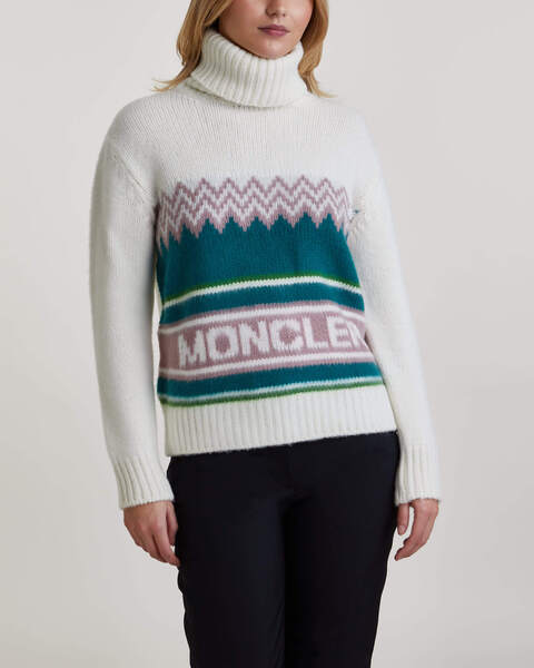 Tröja Dolcevita Wool Polo Offwhite 1