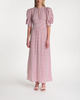 ROTATE Birger Christensen Maxi Klänning Printed Flowy Vit/rosa 42