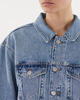 AGOLDE Shrunken Charli Jacket In Immortal Indigo S