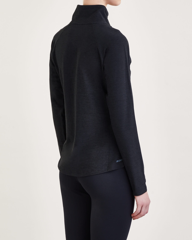 New Balance Tröja Sport Spacedye 1/2 Zip Svart M