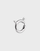 MARIA BLACK Örhänge Mini Charm Clasp Silver ONESIZE