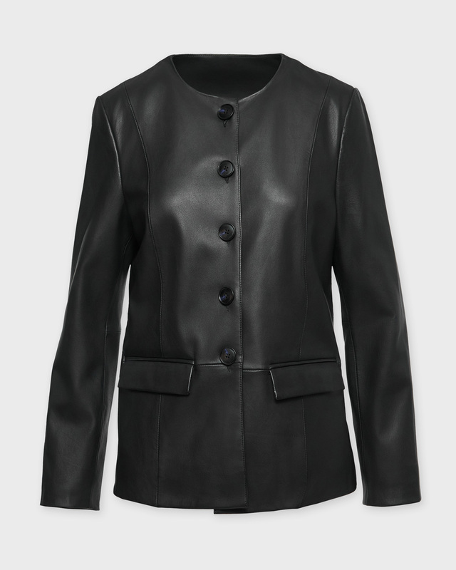 Wakakuu Icons Jacka Chinon Leather Svart L