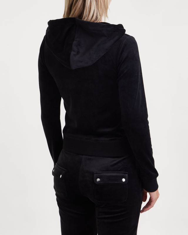 Juicy Couture Hoodie Classic Velour Svart XS