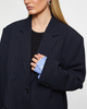 Acne Studios Kavaj Fluid Shirt Pinstripe Navy 32