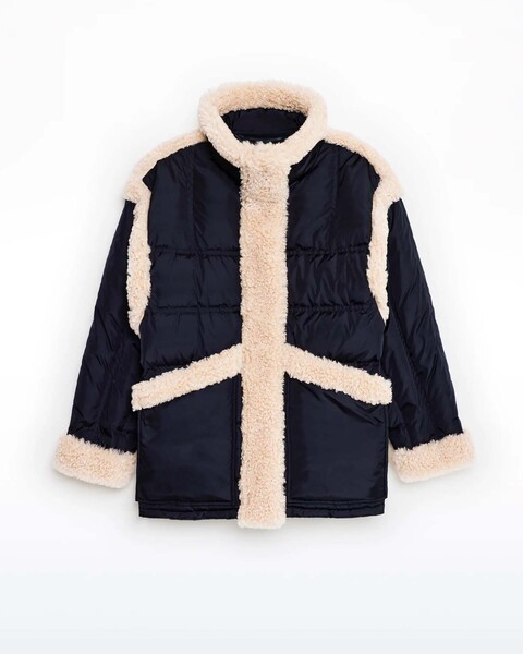 Coat Dorothy Svart/vit 1
