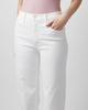 Mother Denim Jeans Rambler Zip Ankle Fairest Of Them All White 29