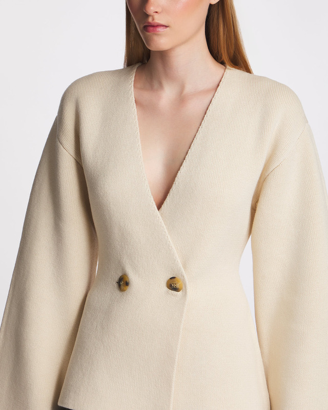 By Malene Birger Cardigan Tinley Knit White S