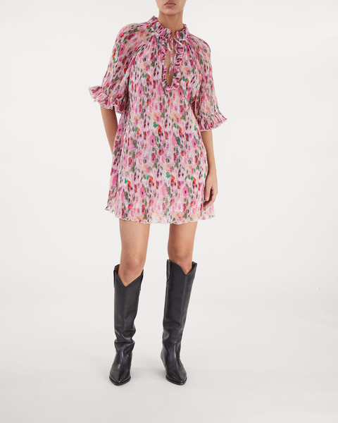 Ruffle Mini Dress  Ljusrosa 2