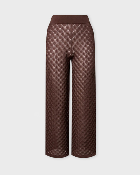 Byxor Alissa Knitted Chocolate 1