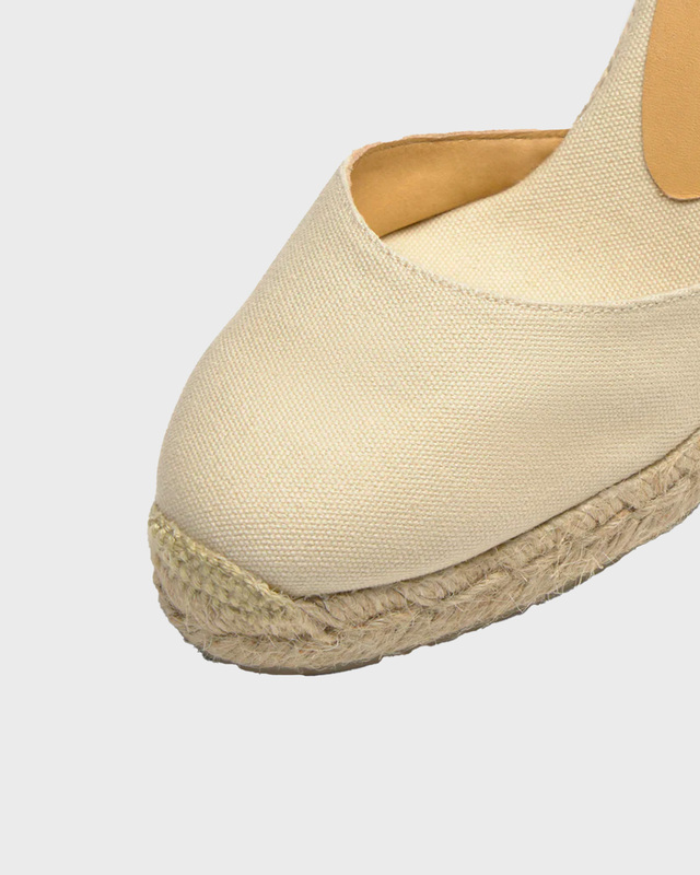 Castaner Carina Wedge Sandal Ivory EUR 40