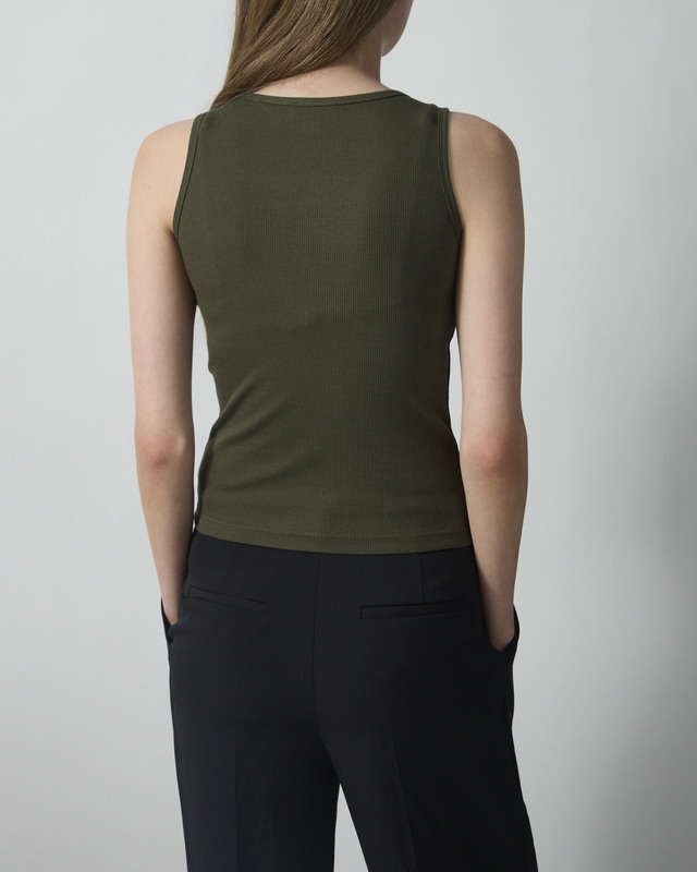 CLOEYS Tanktop Heart Military Green S