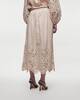 Zimmermann Skirt Wylie Embroidered Midi  Creme 1 (S-M)