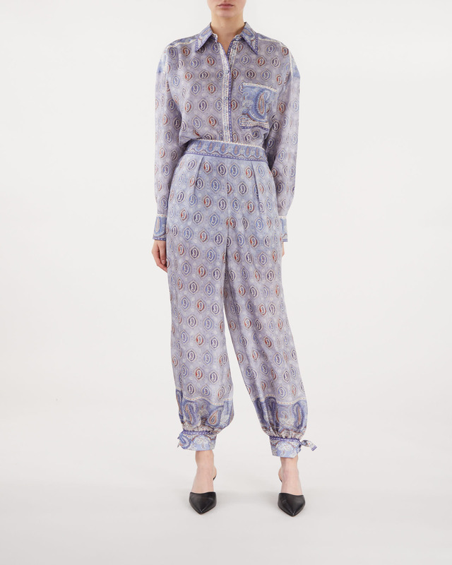 Zimmermann Vitali Blouse  Blå 2 (M-L)