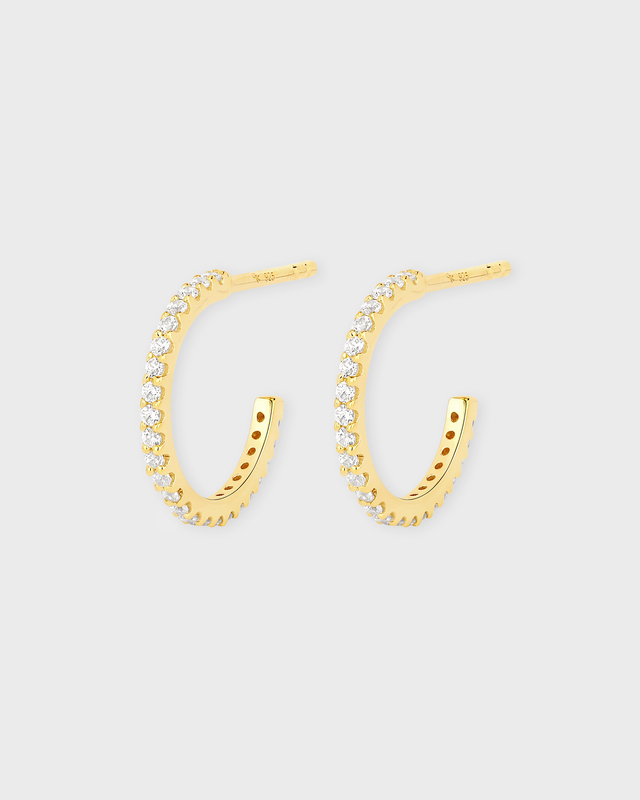 CBYC Earrings Mini Hoops Gold - 12 mm Guld ONESIZE