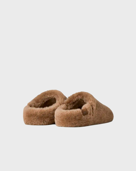 Slipper Elea Fluffed Brown 2