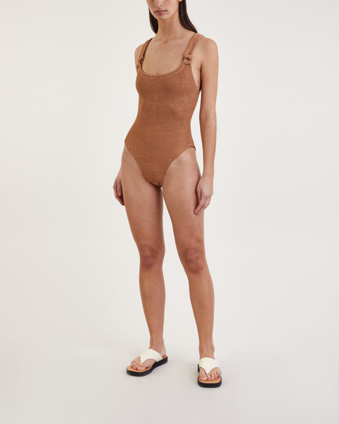 Domino Swim Metallic Brun ONESIZE 2