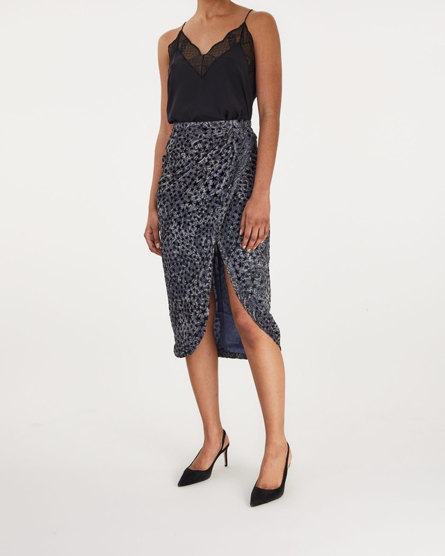 Zadig & Voltaire Top Christy Cdc Caraco Svart L