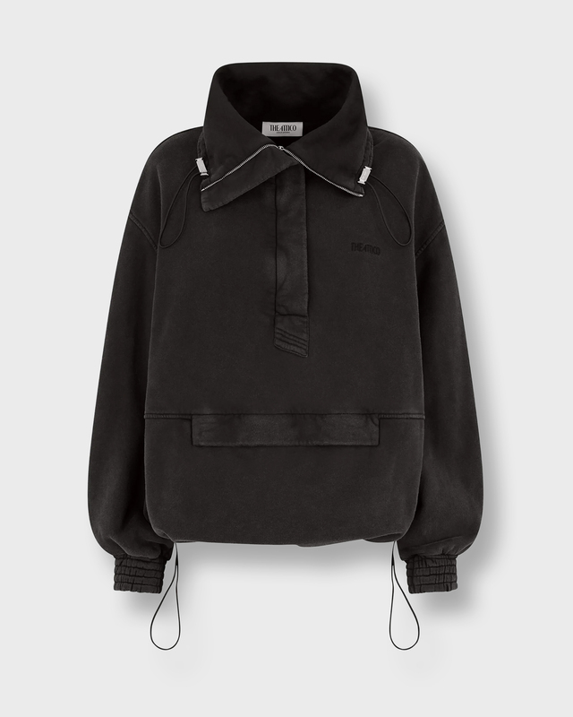 The Attico Jacket Blouson Fleece Faded black IT 38 (EUR 34)