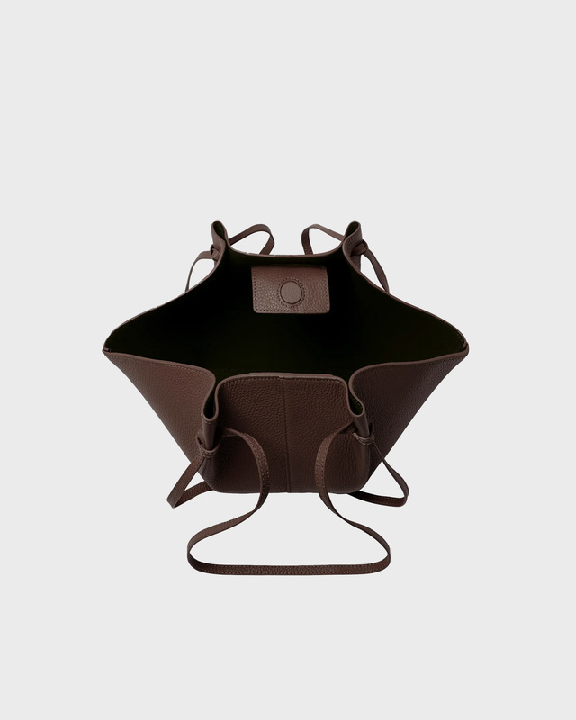 YUZEFI Väska Mochi Pebble Grain Leather Espresso ONESIZE
