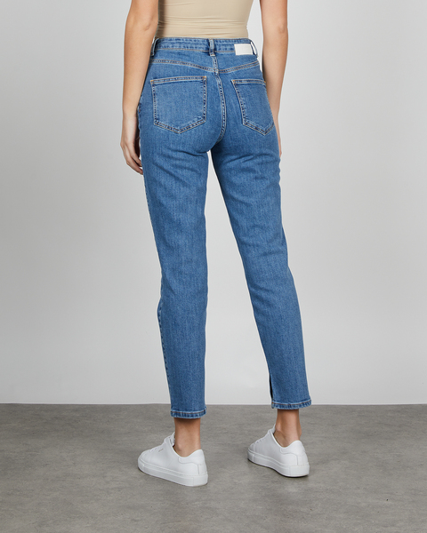 Jeans Katelyn Ankle Split Blå 2