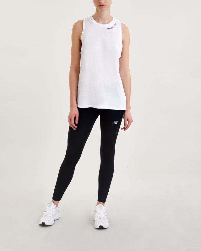 New Balance Topp Relentless Heathertech Tank Vit XS