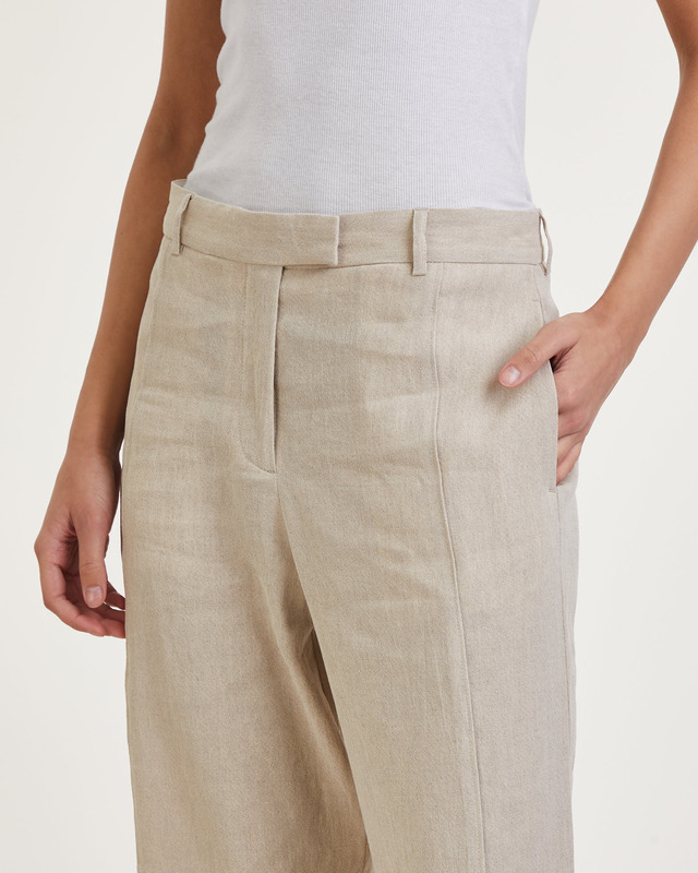 Acne Studios Trousers Tailored Linen Light sand 38