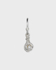 Maria Nilsdotter Earring Tiny Claw Pearl Silver ONESIZE