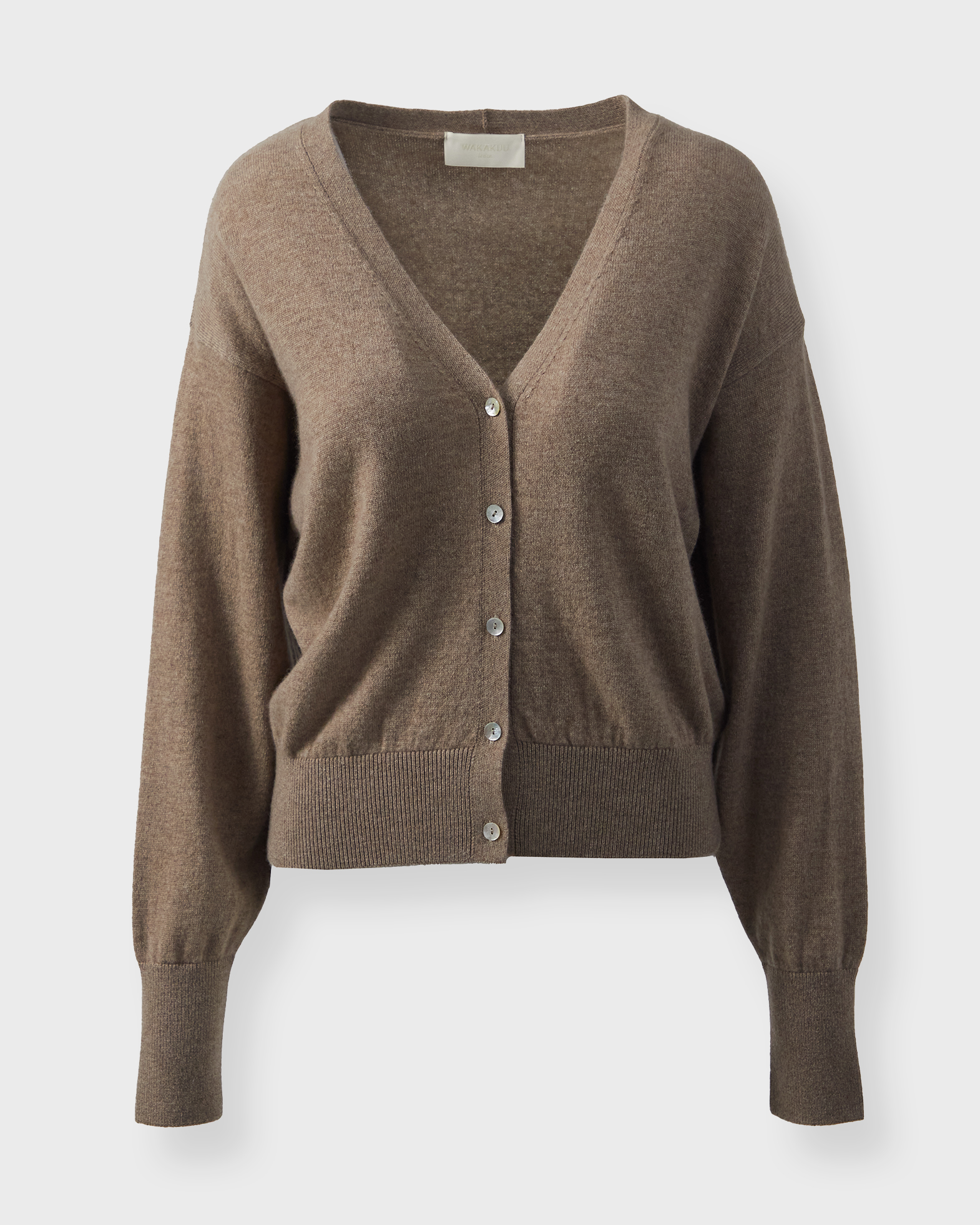 Wakakuu Icons Women's Sand Cardigan Harrow Cashmere Xs