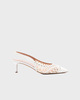 Aquazzura Slingback Kahlo  White EUR 37