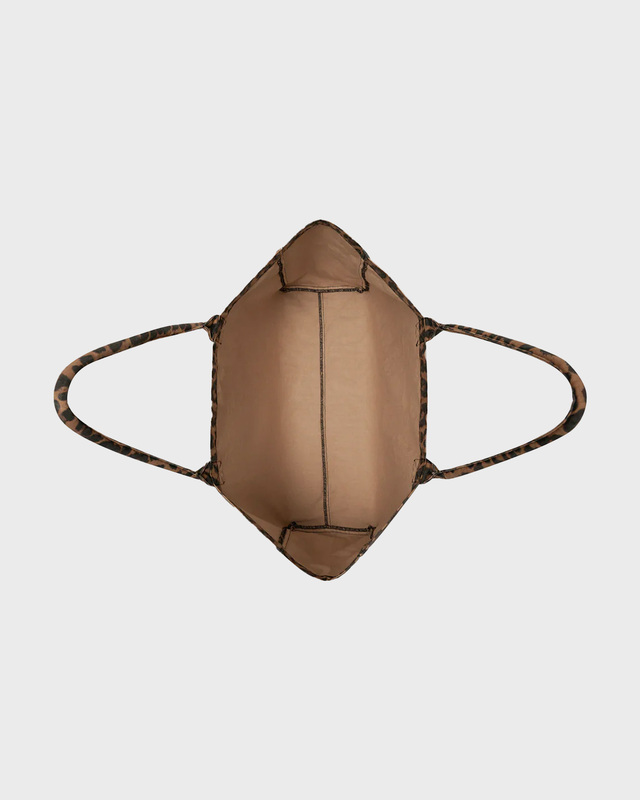 Anine Bing Leo Canvas Tote Leopard ONESIZE