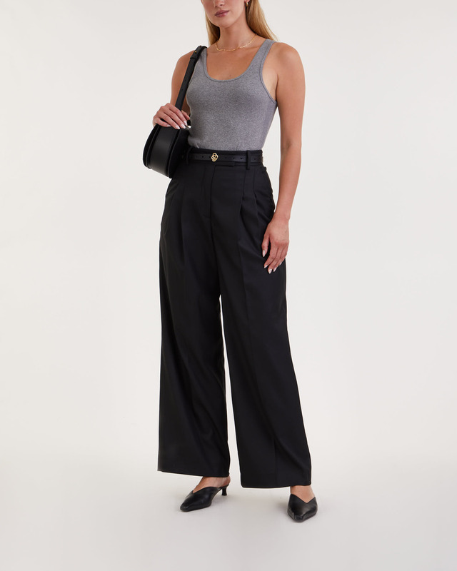 By Malene Birger Top Anisa Grey melange XL