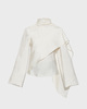 RÓHE Topp Silk Foulard Cream 36