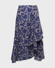 Ulla Johnson Skirt Sabina Faux Wrap  Blue US 10 (EUR 42)