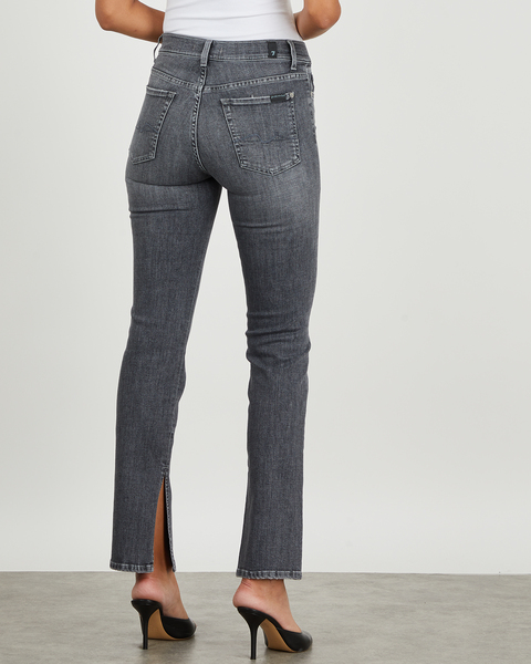 Jeans The Straight Soho With Side Slit Grå 2