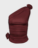 Magda Butrym Topp One Shoulder Bordeaux Bordeaux FR 40 (EUR 38)