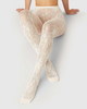 Swedish Stockings Tights Rosa Lace Ivory S