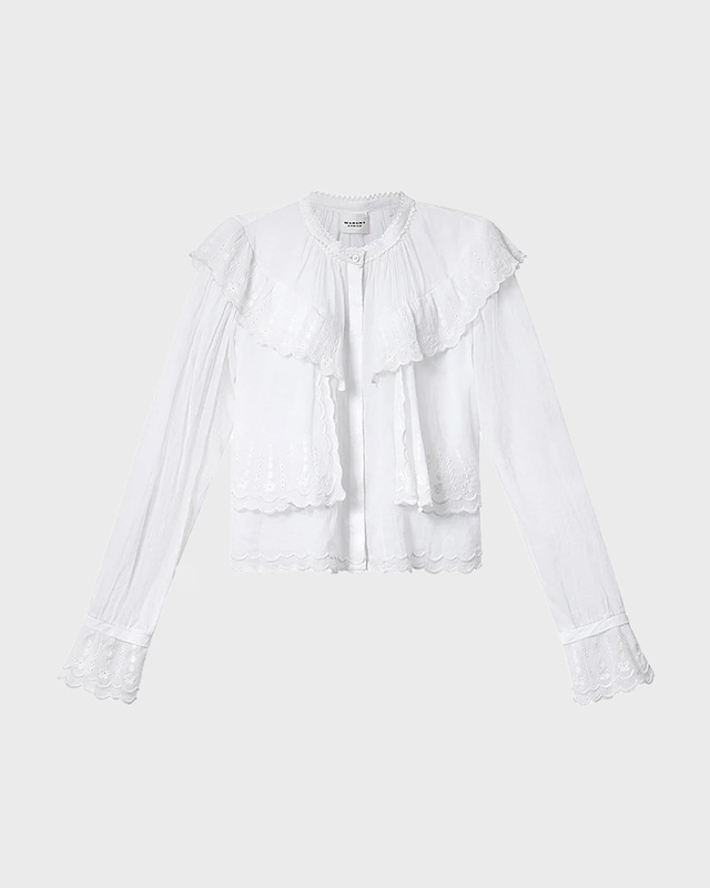 Isabel Marant Étoile Blouse Kelmon White FR 40 (EUR 38)