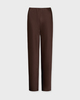 Vince Trousers high waist fluid satin bias  Espresso L