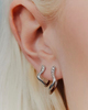 MARIA BLACK Earring Yasmin 12 Huggie Silver left